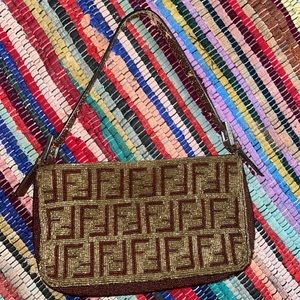 Vintage fendi beaded handbag **DAMAGE TO STRAP**